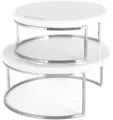 Produktbild: ECHTWERK Etagere Marmor Etagere, Marmor, für Obst, Käse und Dessert mit 2 Ebenen, Ø Marmorplatten ca. 17/ 20 cm