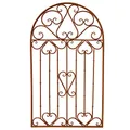 Produktbild: Außen Wand Dekoration Tor Design rost Terrassen Balkon Garten Rank Gitter Hilfe Harms 507262