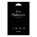 Produktbild: Canon PT-101 Pro Platinum Fotopapier - 10 x 15 cm, 20 Blatt (300 g/qm) für Tintenstrahldrucker 2768B013 Weiß