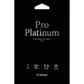 Produktbild: Canon Fotopapier PT-101 Pro Platinum, für Inkjet, 10 x 15 cm, 300 g/m², hochglänzend, 20 Blatt