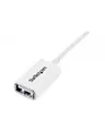 Produktbild: StarTech.com 1m White USB 2.0 Extension Cable A to A M/F USB-Verlängerungskabel W bis M 1 m geformt weiß (USBEXTPAA1MW)
