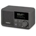 Produktbild: Medion® Tragbares DAB+ Radio MEDION® LIFE® S66822 (MD44822) Radio (MW/UKW, AM/FM, DAB+, RDS, 2 W, ca. 6,5 Akkulaufzeit, Farb-TFT-Display, Bluetooth® 5.3, IPX1-Schutz) grau