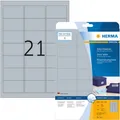 Produktbild: HERMA Etiketten Etiketten Folie silber 63,5x38,1mm Special A4 LaserCopy VE=525 Stück