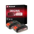 Produktbild: Original Einhell Akku PXC-Twinpack 2,5 Ah Power X-Change (Li-Ion, 18 V, 2x 2,5 Ah-Akkus, universell für alle PXC-Geräte, proaktives Batteriemanagement, angepasste Ladezyklen)