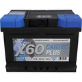 Produktbild: Cartec Plus Auto-Batterie, 60 Ah / 540 A, wartungsfreie Starter-Batterie, mit Calzium Technologie