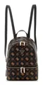 Produktbild: GUESS Silia Backpack S Rucksack Rucksack Espresso Logo dunkelbraun hellbraun Neu