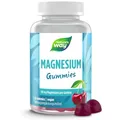 Produktbild: Magnesium Gummies hochdosiert - 180mg Magnesium für Kinder & Erwachsene aus Magnesiumcitrat für Muskeln und Nerven - laborgeprüft vegan Alternative zu Kapseln & Tabletten - 60 Stk hochdosiert