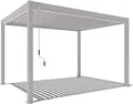 Produktbild: Weide Classic | Pergola Aluminium freistehend | 3 x 4 M | Lamellendach Ivory Sand
