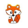 Produktbild: Nislai® Fuchs Pinata | Ideal für Mädchen Geburtstag Party | oder Deko | 40x30x10