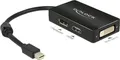 Produktbild: Displayport Adapter Delock mini DP -> DP/HDMI/DVI(24+1) sw