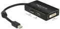 Produktbild: DELOCK 62623 - DisplayPort Adapter, Mini DP Stecker auf DP/ HDMI/ DVI