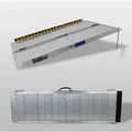 Produktbild: Trutzholm Rollstuhlrampe Klappbar Alu 122 Cm Traglast 272 Kg Auffahrrampe Geriffelt Leicht Mit Griff
