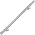 Produktbild: Relaxdays Rundhandlauf Edelstahl Silber 100 cm 38 mm Durchmesser für Wandmontage