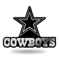 Produktbild: NFL Chrome Finished Auto Emblem 3D Sticker Dallas Cowboys
