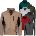 Produktbild: Rock Creek Herren Fleecejacke Melange Fleece Übergangsjacke Outdoor Jacke H-367