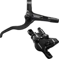 Produktbild: Shimano Scheibenbremsset MT401 (HR) schwarz Resin Belag