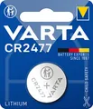Produktbild: VARTA Batterien Knopfzelle CR2477, 1 Stück, Lithium Coin, 3V, kindersichere Verpackung, für elektronische Kleingeräte - Autoschlüssel, Fernbedienungen, Waagen