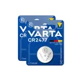 Produktbild: 2x VARTA CR2477 3V Lithium Batterie Knopfzelle 3 Volt ø24,5x7,7mm CR 2477