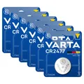 Produktbild: 6x VARTA CR2477 3V Lithium Batterie Knopfzelle 3 Volt ø24,5x7,7mm CR 2477