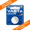 Produktbild: 1 x Varta CR 2477 3V Lithium Batterie Knopfzelle Blister ohne Absatz 6477