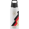 Produktbild: SIGG - Alu Trinkflasche - WMB Pathfinder DFB Fußball Team - Klimaneutral Zertifiziert - Für Kohlensäurehaltige Getränke Geeignet - Auslaufsicher - Federleicht - BPA-frei - Outdoor - Weiß - 1L