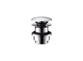 Produktbild: HansGrohe Ablaufventil push-open DN32 chrom mit Überlaufloch