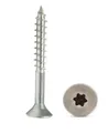 Produktbild: 100 Stück Spanplattenschrauben 4,5x40 mm - A2 - Edelstahl - Torx - TX20 - Senkkopf - Teilgewinde - Holzschrauben - Schrauben (100, 4,5x40 mm)