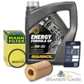 Produktbild: MANN ÖLFILTER + 4l 5W-30 FÜR OPEL ADAM AGILA ASTRA H J CORSA C D E MOKKA ZAFIRA