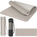 Produktbild: EliteAthlete Yogamatte - Sportmatte - Fitnessmatte - Gymnastikmatte gepolstert & rutschfest für Fitness, Pilates - Yoga Matte - 183 cm x 61 cm x 0.6 cm - Trainingsmatte inkl. Transportgurt + Tasche