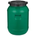 Produktbild: Garronda Regentonne 30L Plastikfass Lebensmittelfass Sauerkrautfass Hobbock Garten GD-0078, 30 l, BPA-Frei grün 30 l