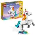 Produktbild: LEGO 31140 Creator 3in1 Magisches Einhorn Spielzeug, Seepferdchen, Pfau, Regenbogen-Einhorn-Tierfiguren, Geschenk für Mädchen und Jungen, baubare... - Bronze