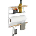 Produktbild: Wenko Magnetisches Kchenregal Magna wei/Bambus (54113100)