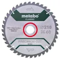 Produktbild: Metabo Kreissägeblatt Precision Cut Classic 216x2,4x30 mit 40 Zähnen 628060000
