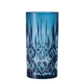 Produktbild: Nachtmann Longdrinkgläser Set 395 ml, 2 Stück, Blau, Noblesse, 105441, Cocktailgläser aus Kristallglas, Trinkgläser spülmaschinenfest