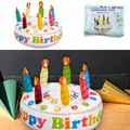 Produktbild: Geburtstagstorte Happy Birthday Torte Aufblasbar Ø30x22 Geburtstag Party Feier