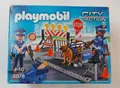 Produktbild: PLAYMOBIL® Set 6878 - City Action Polizei Straßensperre +  Hund NEU / OVP