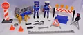 Produktbild: PLAYMOBIL aus 6878 Polizei-Straßensperre Schäferhund Box Polizisten Nagelband #3