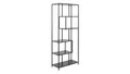Produktbild: ACTONA GROUP Bücherregal Bücherregal Seaford 6 Böden asymmetrisch Metall schwarz