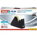 Produktbild: tesa Klebebandabroller tesafilm Easy Cut Economy Heavy-Weight Schwarz 25 mm (B) x 66 m (L) Kunststoff