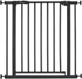 Produktbild: Hauck Türschutzgitter Open N Stop 2, Black, auch als Treppenschutzgitter verwendbar, 75-80, erweiterbar