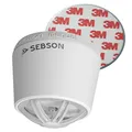 Produktbild: SEBSON Hitzemelder mit 10 Jahres Batterie, fest verbaute Lithium Langzeit-Batterie, mini Wärmemelder für Küche/Bad, Ø50x43,5mm, inkl. Magnetbefestigung