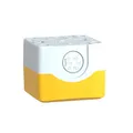 Produktbild: Schneider Electric Harmony XALK Steuerstation Leergehäuse, 1 x Ø 22mm, 68 x 68 x 53mm, Gelb, Kunststoff