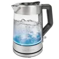 Produktbild: ProfiCook Glas-Wasserkocher PC-WKS 1190 G edelstahl/schwarz, 1,7 Liter, NEU