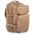 Produktbild: Mil-Tec US Assault Pack Laser Cut Tagesrucksack (36L) • Taktischer Militär Rucksack mit Laser-Cut MOLLE-System • Outdoor Bundeswehr Rucksack,Wanderrucksack für Camping & Einsatz • Coyote, L