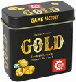 Produktbild: Game Factory 646252 Gold, Mini-Kartenspiel in handlicher Metalldose, ab 6 Jahren, ideal als Reisespiel oder Geschenk, für 2 bis 5 Spieler