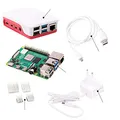 Produktbild: Raspberry Pi 4 Model B 4GB RAM Light Starter Kit Weiß – Quad-Core 1,5 GHz, 4K Dual HDMI, WLAN Bluetooth, Gigabit Ethernet, USB 3.0, Official Netzteil, Gehäuse & Kühlkörper Set