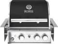 Produktbild: ALLGRILL Einbau-Gasgrill CHEF S BLACK Built-In Air System, 2 Brenner, Backburner 100759