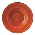 Produktbild: Churchill STONECAST Wide Rim Bowl Spiced Orange Teller tief Suppe 46,8 cl rot
