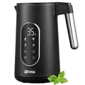 Produktbild: Wasserkocher Edelstahl mit Temperatureinstellung (40°C-100°C) 1,7 Liter Teekocher Warmhaltefunktion LED Display mit Temperaturwahl 2200 Watt 100% BPA FREI Wasser Kocher Water Kettle