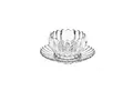Produktbild: Sunay Dessertschale mit Unterteller, 12-teiliges Glasschalenset - Lotus Design, (12-tlg), Elegantes Design